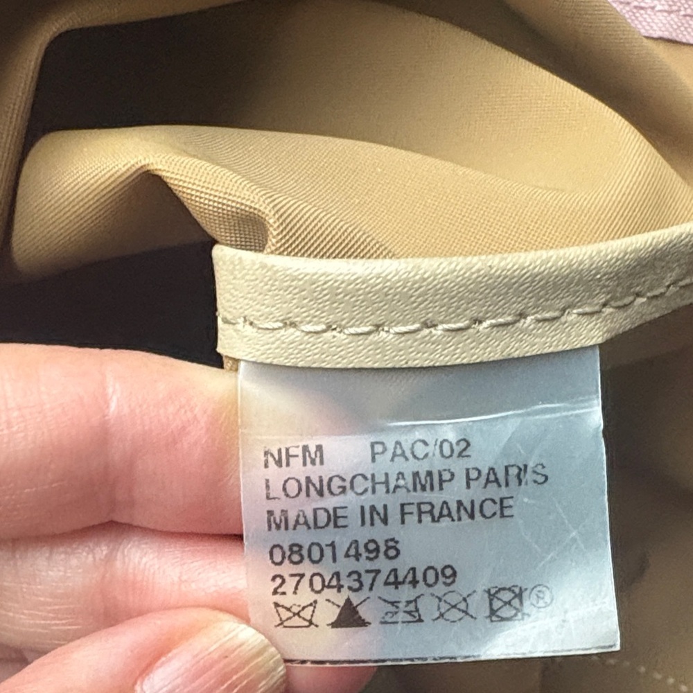 RARE Longchamp Le Pliage - Pink and Brown Great Wall Graphic Design-LMTD Edition - Picture 2 of 7